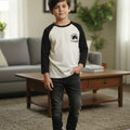 Vacay Print White T-Shirt Boys ( R-239 )