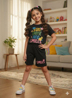 Sun Shine Black Nicker Suit Girls ( R-399 )