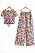 Sea Shall Print Half sleeve White Skate Fish Girls ( R-514 )