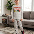 Marvel Oatmeal Trouser Shirt Boys ( R-516 )