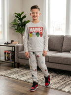Marvel Oatmeal Trouser Shirt Boys ( R-516 )