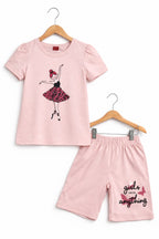 Anything Baby Pink Nicker Suit Girls ( R-550 )