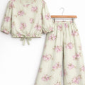 Pink Rose Flower Full Sleeve Pista Skate Fish Girls ( R-65 )