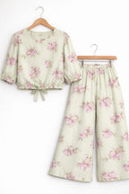 Pink Rose Flower Full Sleeve Pista Skate Fish Girls ( R-65 )