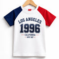 Los Angeles Half Sleeve White T-Shirt Boys ( R-64-73 )