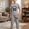 California Oatmeal Trouser Shirt Boys ( R-436 )