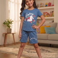Rabbit Blue Nicker Suit Girls ( R-538 )