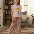 Hello Sweetie Baby Pink T-Shirt & Flapper Girls((R-316)