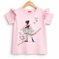 Cute Doll Baby Pink T-Shirt Girls ( R-63 )