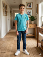Tree Sun Ferozi T-Shirt Boys ( R-399 )