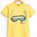 Glasses Print Lemon T-Shirt Boys ( R-181 )