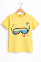 Glasses Print Lemon T-Shirt Boys ( R-181 )