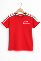 BB Logo Arms Pati Red T-Shirt Boys ( R-456 )