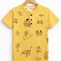 Star Fish Yellow Henley Polo Boys ( R-522,489 )