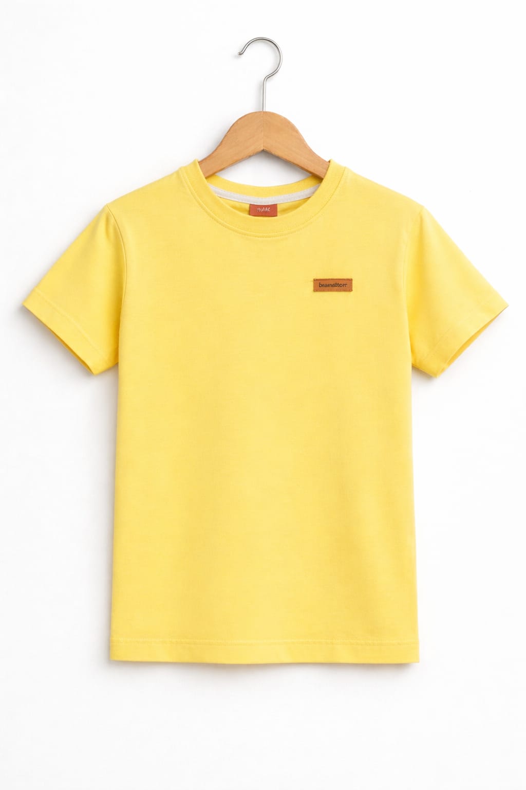 Back Bencher Logo Half Sleeve Yellow T-Shirt- Boys ( R-456-57 )