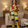 Zig Zag Night Suit(R-373N)