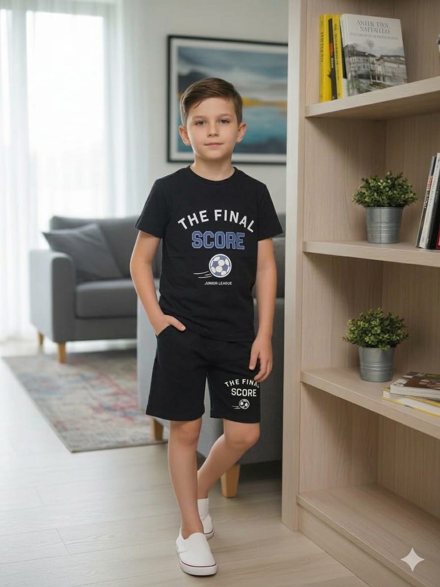 Final Score Black Nicker Suit Boys