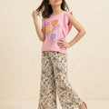 Hello Sweetie Pink T-Shirt & Flapper Girls(R-316)