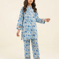 Blue Sky Flower Cream 2Pcs Suit Girls ( R-182 )