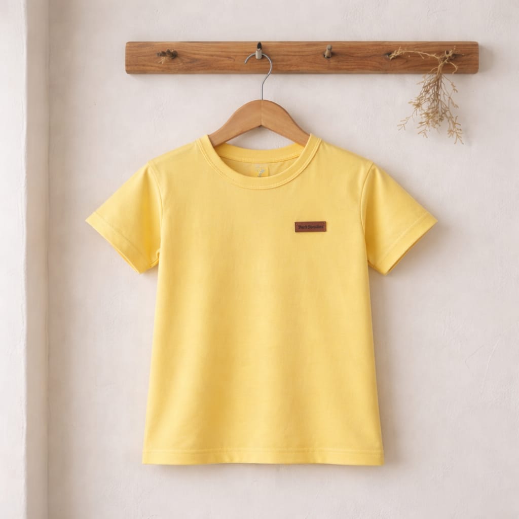 Back Bencher Logo Lemon T-Shirt- Boys ( R-501 )