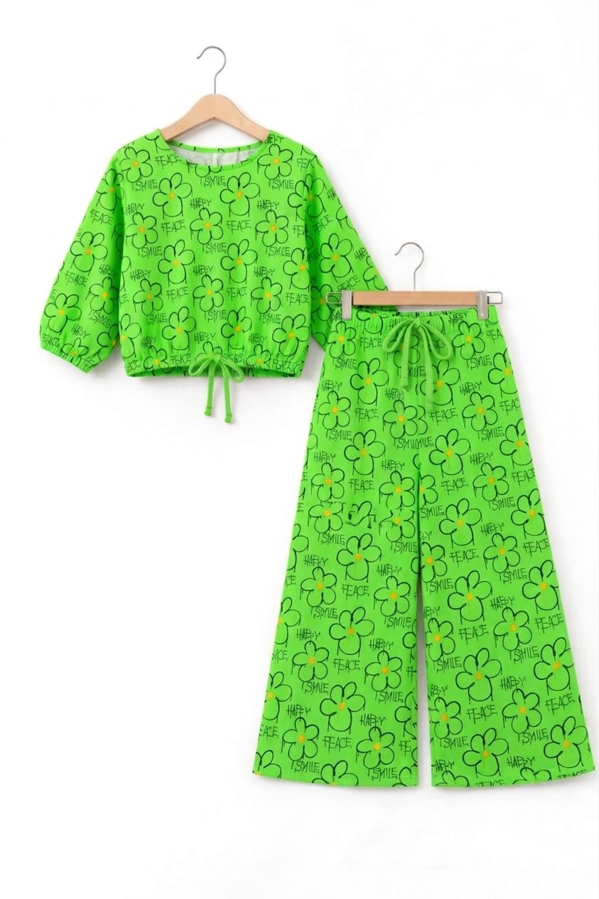 Smile Flower Full Sleeve Parrot Skate Fish Girls ( R-428 )