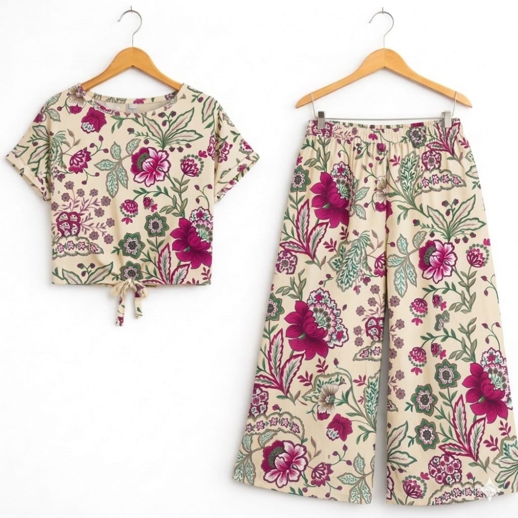 Rose Petal Half sleeve Cream Skate Fish Girls