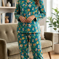 Fruit Print C-Green Night Suit(R-374N)