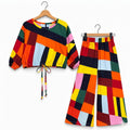 Zig Zag Full Sleeve Multi Color Skate Fish Girls (R-325 )