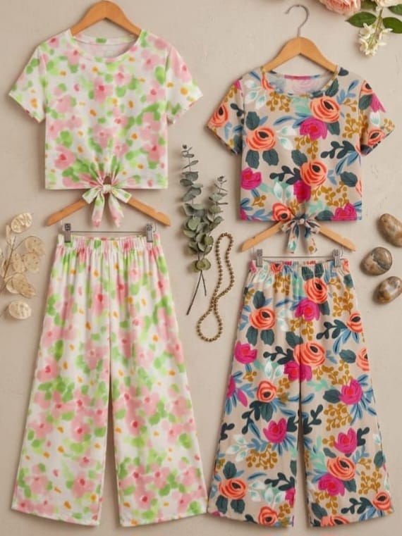 2 Random Half Sleeve Skate Fish Suit Girls