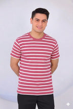 Carrot White Striper T-Shirt Men's