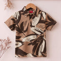 Brown Shade Collar Polo Boys ( R-29 N )