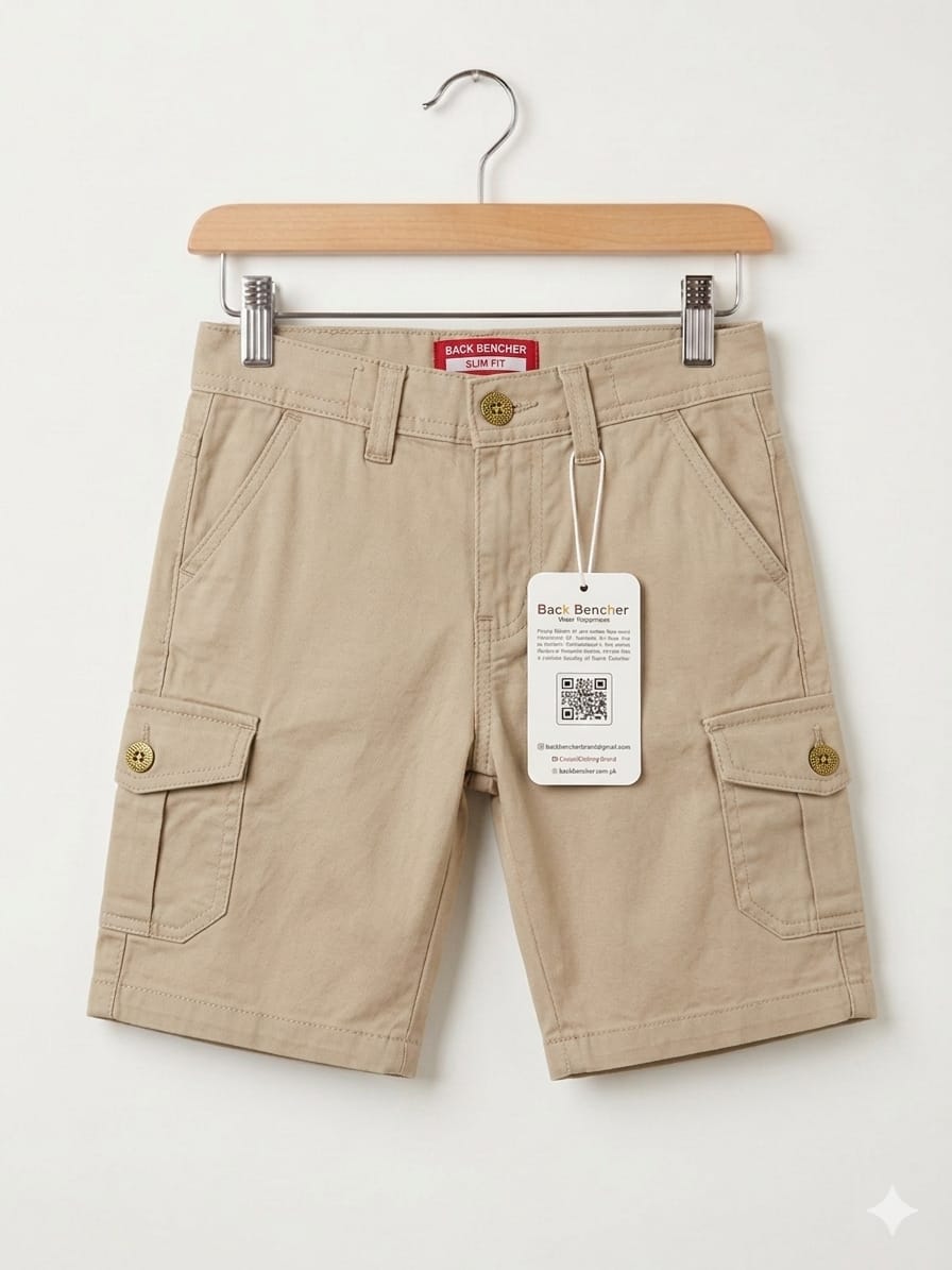 8 Pocket Skin Cotton Shorts Boys