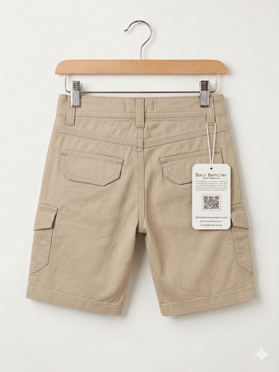 8 Pocket Skin Cotton Shorts Boys