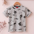 Summer Vibes Oatmeal  T-Shirt Boys