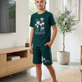 Sunday Jums Green Nicker Suit Boys