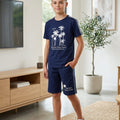 Sunday Jums Navy Nicker Suit Boys