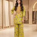 Front Embroidery Mehndi2Pcs Suit Girls