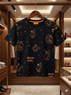 Beach Vibes Black T-Shirt Boys ( R-273 )