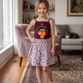 Me Happy Mahroon Skirt Suit Girls  ( R-387 )