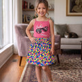 Pretty & Smart Pink Skirt Suit Girls  ( R-379 )
