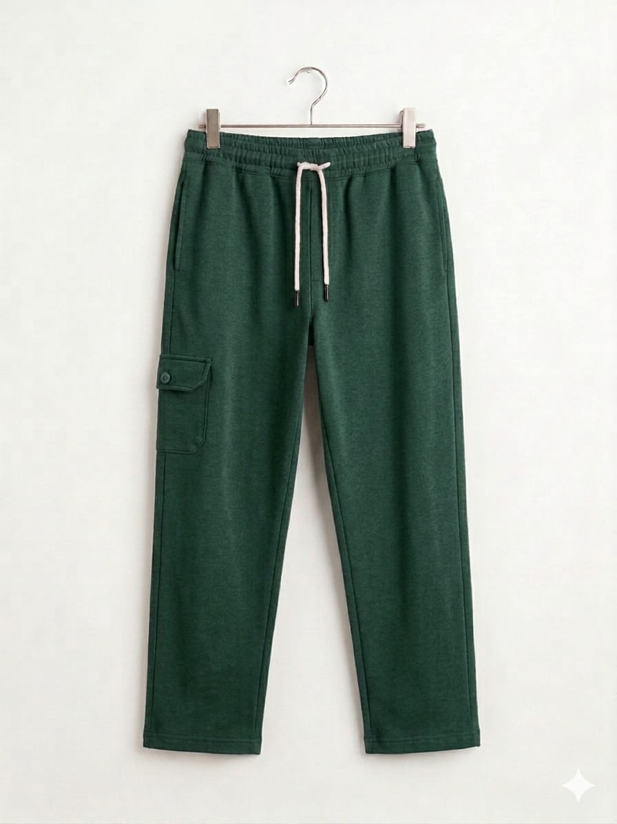 Side Pocket Green Trouser Boys ( R-424 )