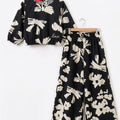 Love In Bloom  Full Sleeve Black Skate Fish Girls (R-258)