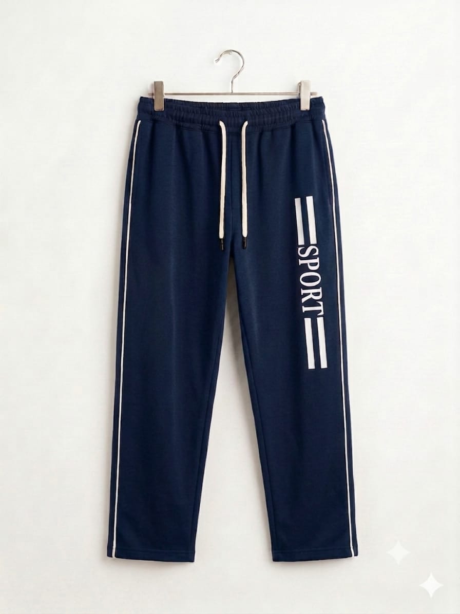 Sport  Print Navy Trouser Boys
