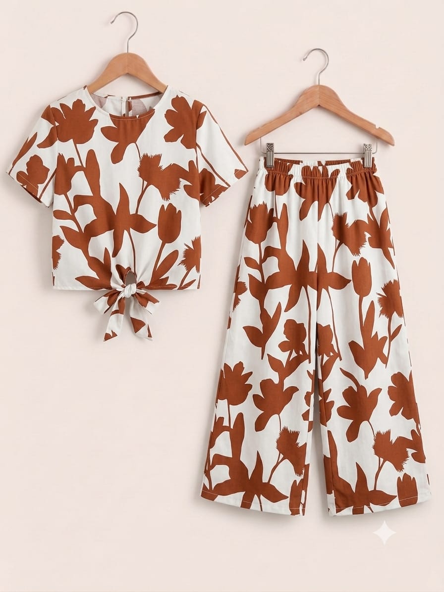Shadow Flowers Half Sleeve Cream Skate Fish Girls ( R-102 )