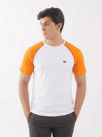 Yellow Arms White Shirt- Mens