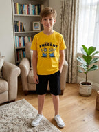 Awesome Print Yellow Nicker Suit-Boys