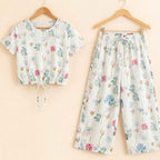 Butterfly Print HS Off White Skate Fish- Girls