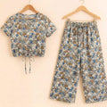Yellow Blue Flowers Hs Skin Skate Fish- Girls(R-213)