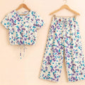 Purple Blue Flower Hs Light Purple Skate Fish- Girls (R-505)