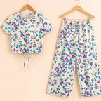 Purple Blue Flower Hs Light Purple Skate Fish- Girls (R-505)